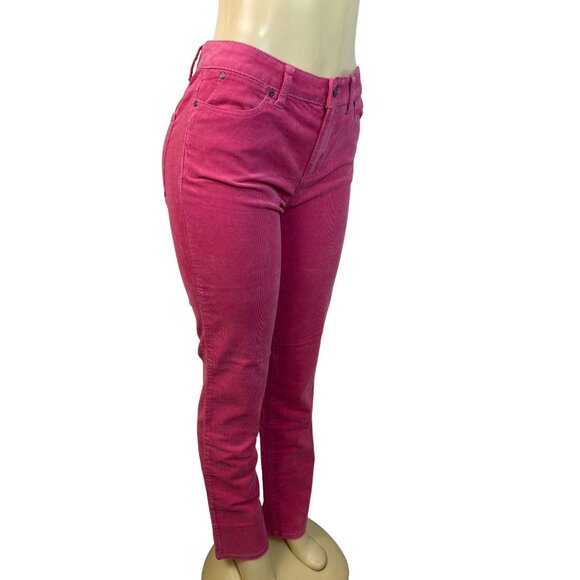 Talbots Womens Pink Corduroy Jeans Mid-Rise Straight-Leg 711 Fit Size 6 - New - Picture 2 of 10
